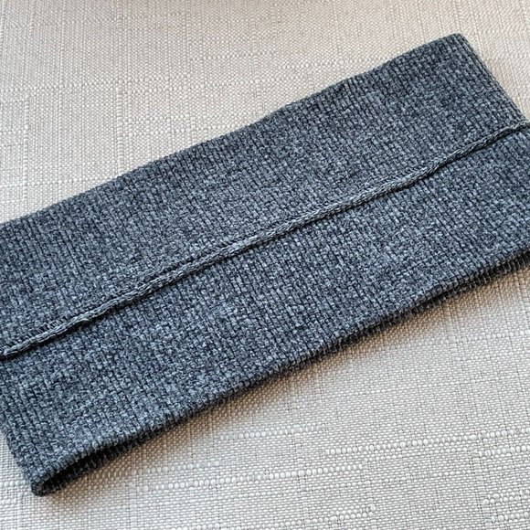 Ivy Parks Beyonce Hair Band Knit Seamless Ribbed Wide Headband Grey One Size - Picture 7 of 8